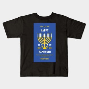 Happy Hanukkah Prints, Stickers & Magnets 6 Kids T-Shirt